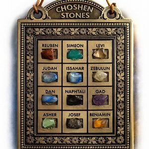12 tribes of Israel choshen stones wall hanging Jewish decor close up main image Judaica gift 12 tribes of Israel choshen stones wall hanging Jewish decor close up main image Judaica gift